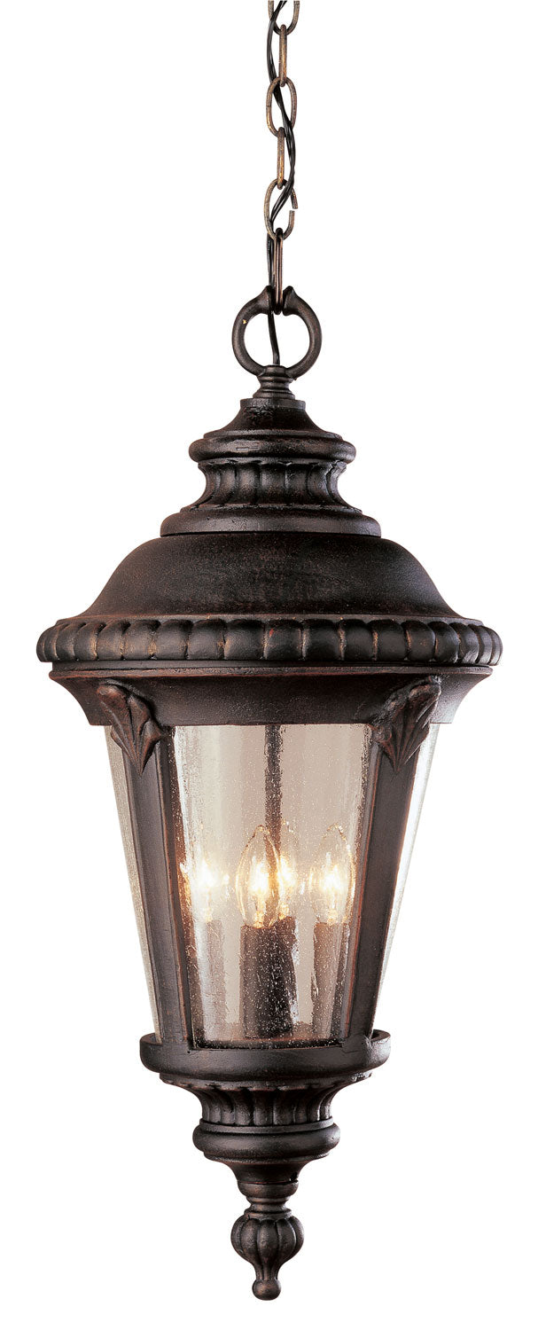 Commons One Light Hanging Lantern in Rust - available from The Lighting Shoppe, trusted by Canadian homeowners