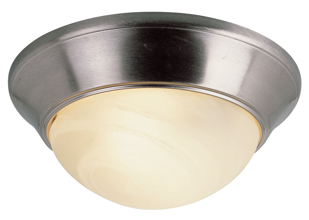 Athena Two Light Flushmount in Brushed Nickel - available from The Lighting Shoppe, trusted by Canadian homeowners