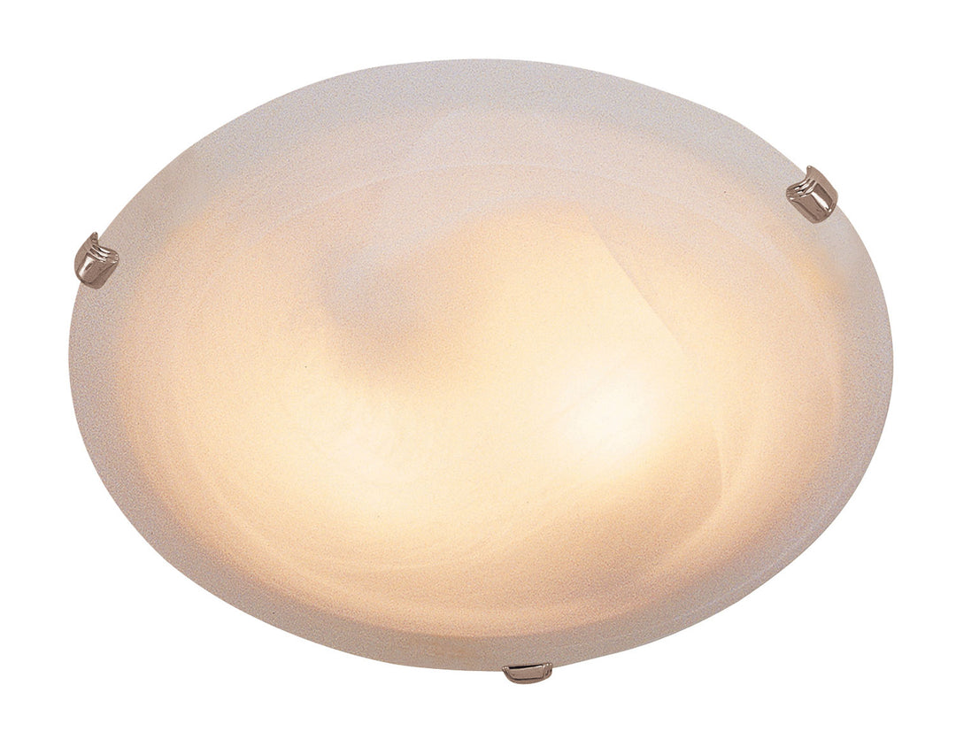Cracka Three Light Flushmount in Brushed Nickel - available from The Lighting Shoppe, trusted by Canadian homeowners