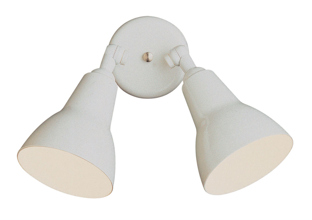 Mono Two Light Wall Spotlight in White - available from The Lighting Shoppe, trusted by Canadian homeowners