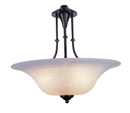 Perkins Three Light Pendant in Weathered Bronze - available from The Lighting Shoppe, trusted by Canadian homeowners