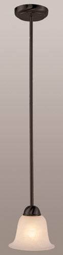 Aspen One Light Mini Pendant in Rubbed Oil Bronze - available from The Lighting Shoppe, trusted by Canadian homeowners