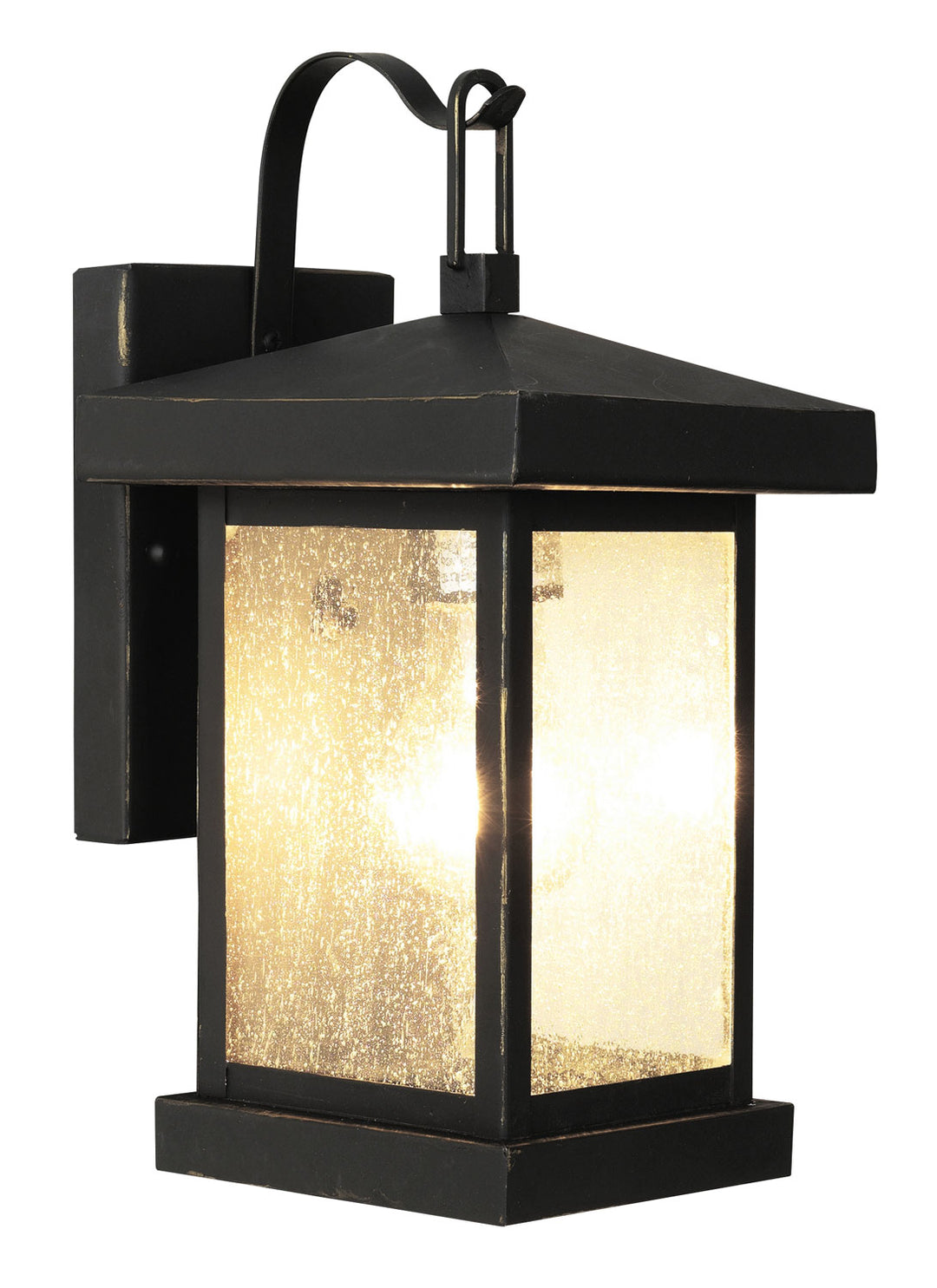 Santa Cruz One Light Wall Lantern in Weathered Bronze - available from The Lighting Shoppe, trusted by Canadian homeowners