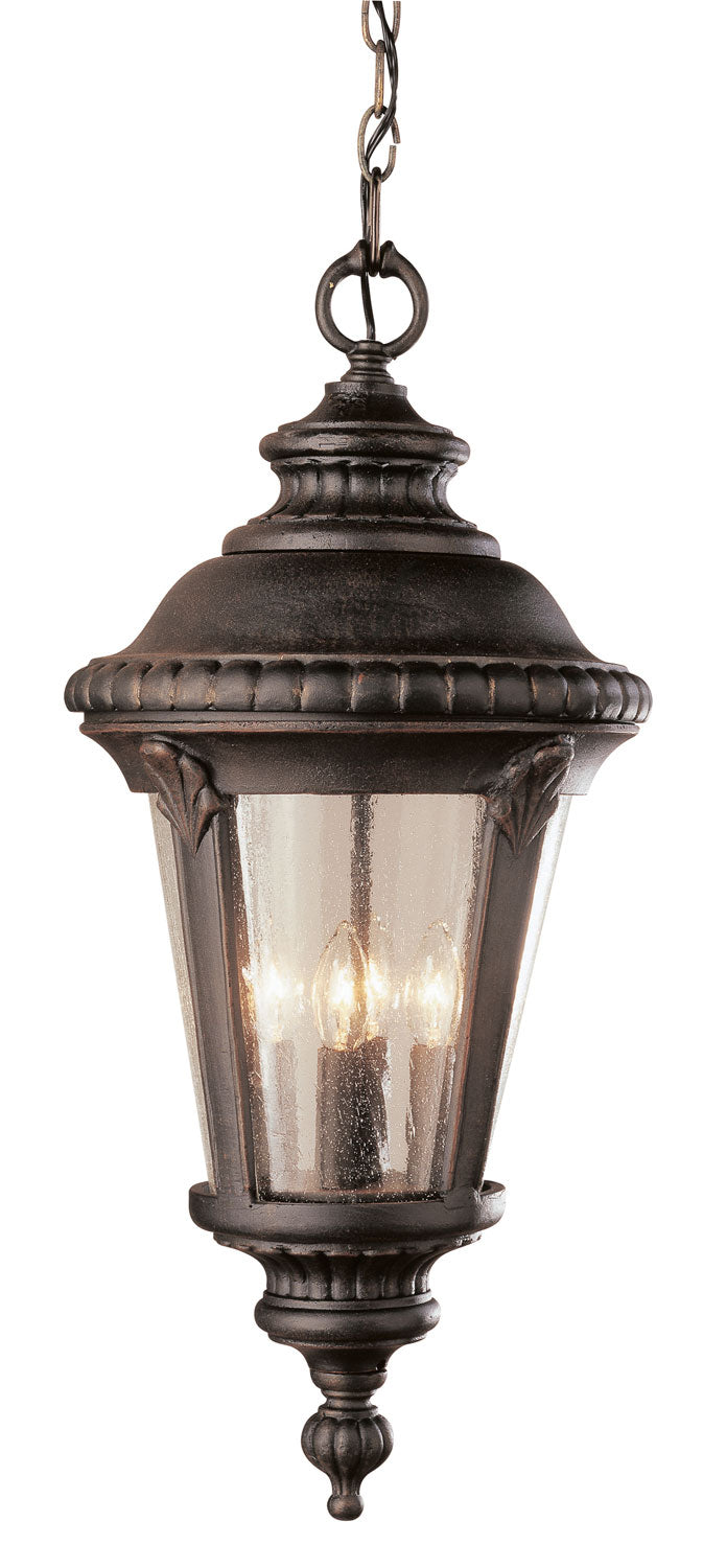 Commons Three Light Hanging Lantern in Black - available from The Lighting Shoppe, trusted by Canadian homeowners