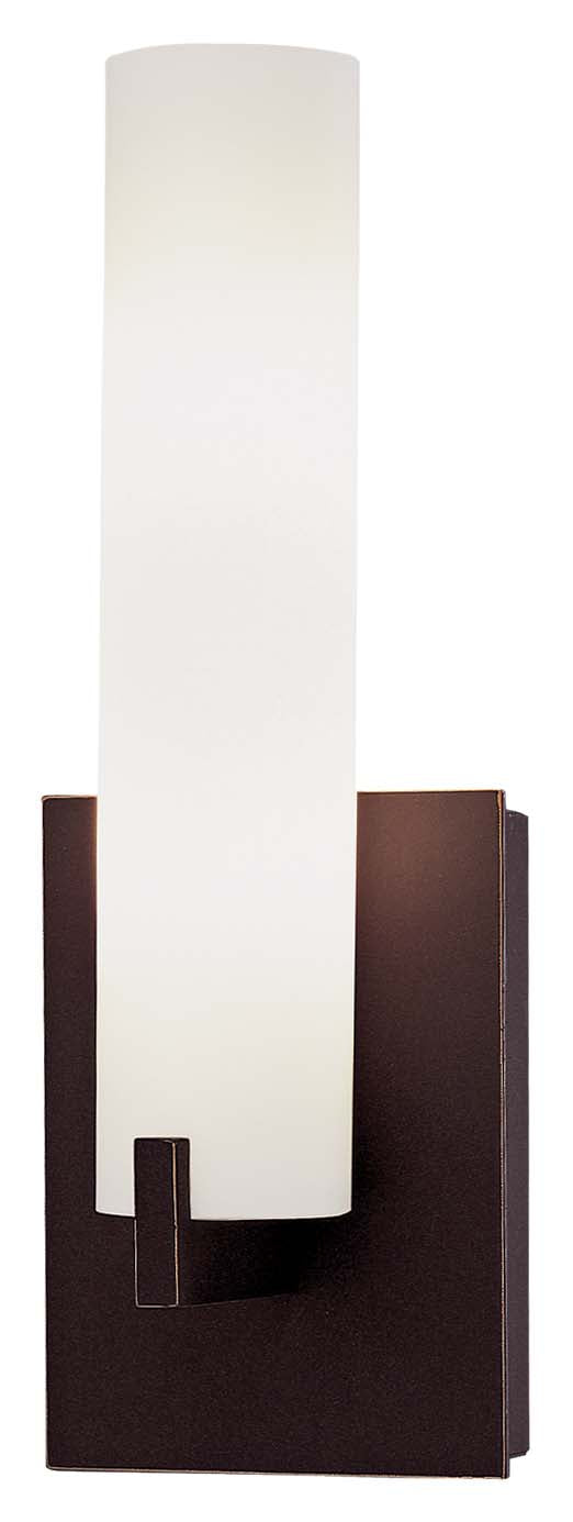 Tube Two Light Wall Sconce in Dark Restoration Bronze - available from The Lighting Shoppe, trusted by Canadian homeowners