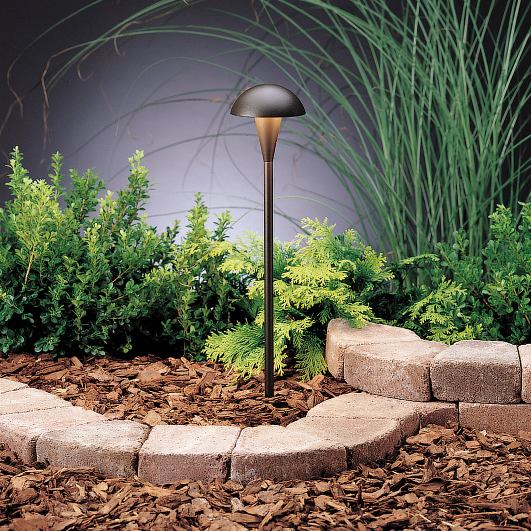 Kichler Canada - 15323AZT - One Light Path & Spread - Eclipse - Textured Architectural Bronze