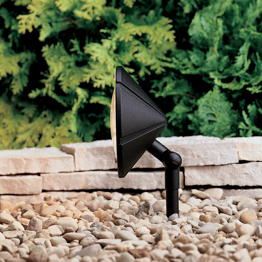 Kichler Canada - 15361BKT - One Light Wall Wash - Six Groove - Textured Black