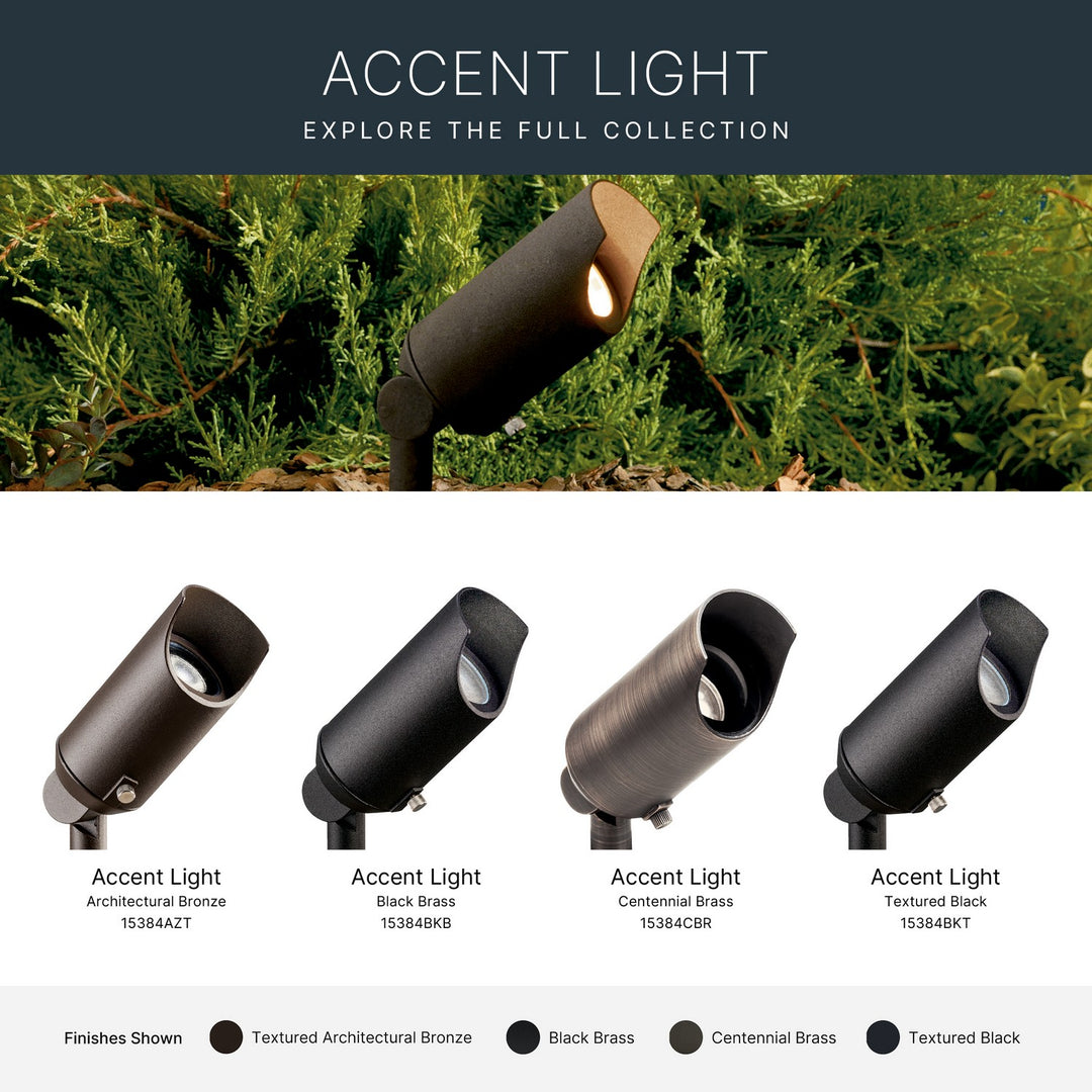Kichler Canada - 15384AZT - One Light Accent - Textured Architectural Bronze