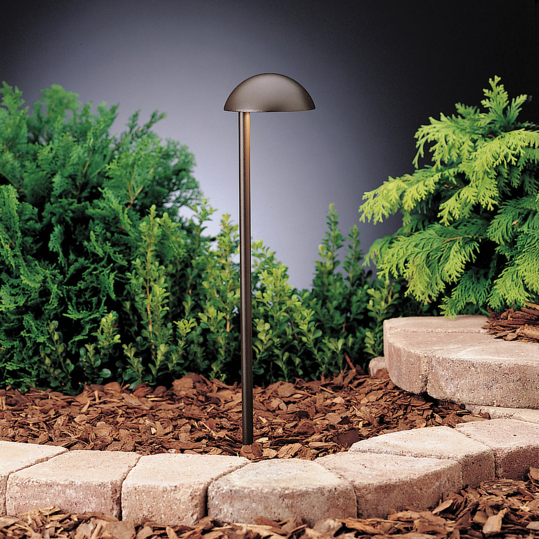 Kichler Canada - 15423AZT - One Light Path & Spread - Eclipse - Textured Architectural Bronze