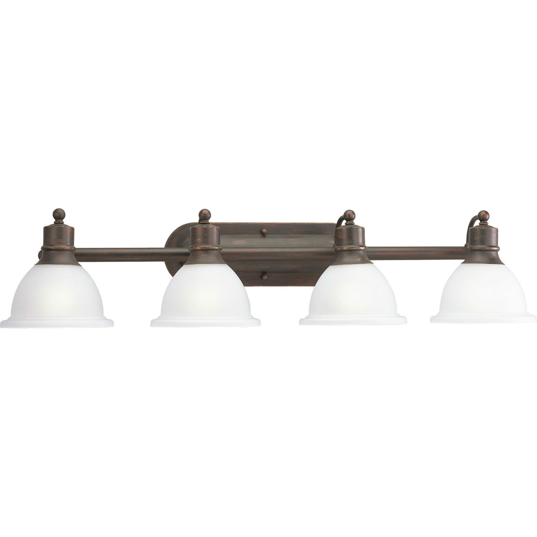 Madison Four Light Bath Bracket in Antique Bronze - available from The Lighting Shoppe, trusted by Canadian homeowners