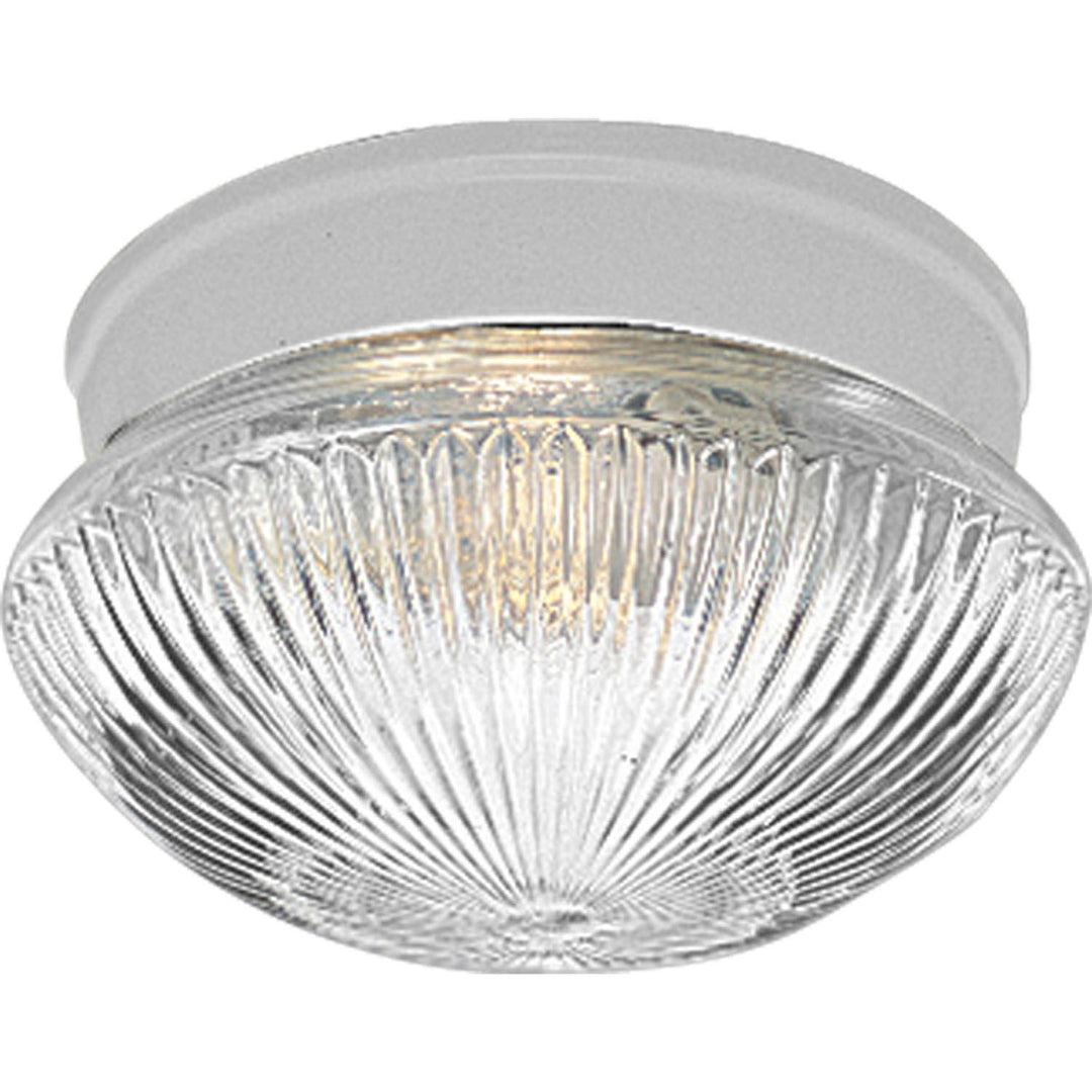 Fitter One Light Flush Mount in White - available from The Lighting Shoppe, trusted by Canadian homeowners