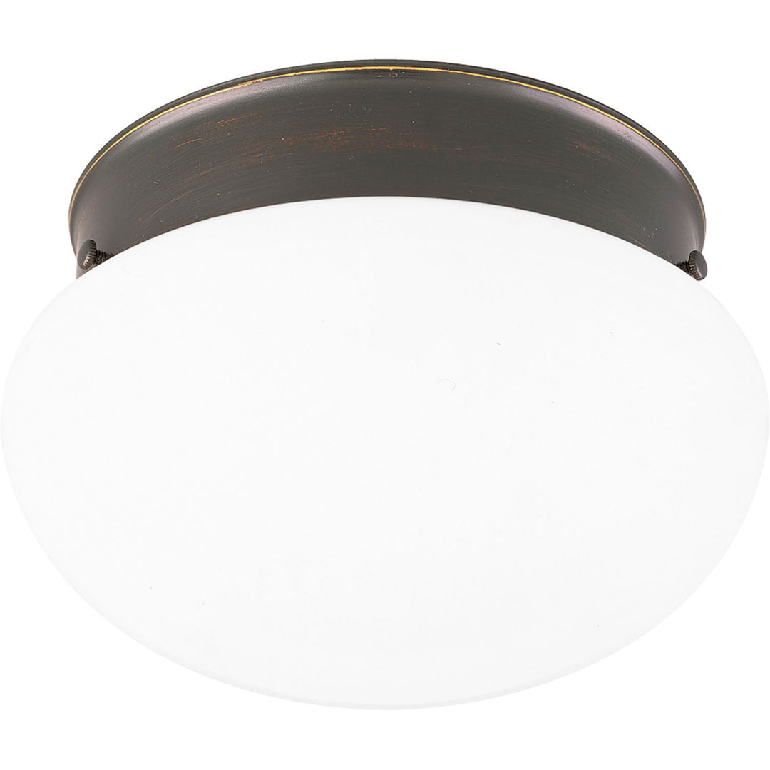 Fitter Two Light Flush Mount in Antique Bronze - available from The Lighting Shoppe, trusted by Canadian homeowners