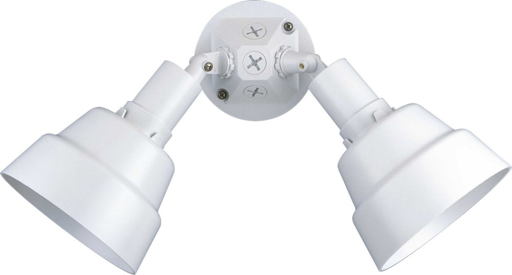 Progress Canada - P5212-30 - Two Light Adjustable Swivel Flood Light - Par Lampholder - White