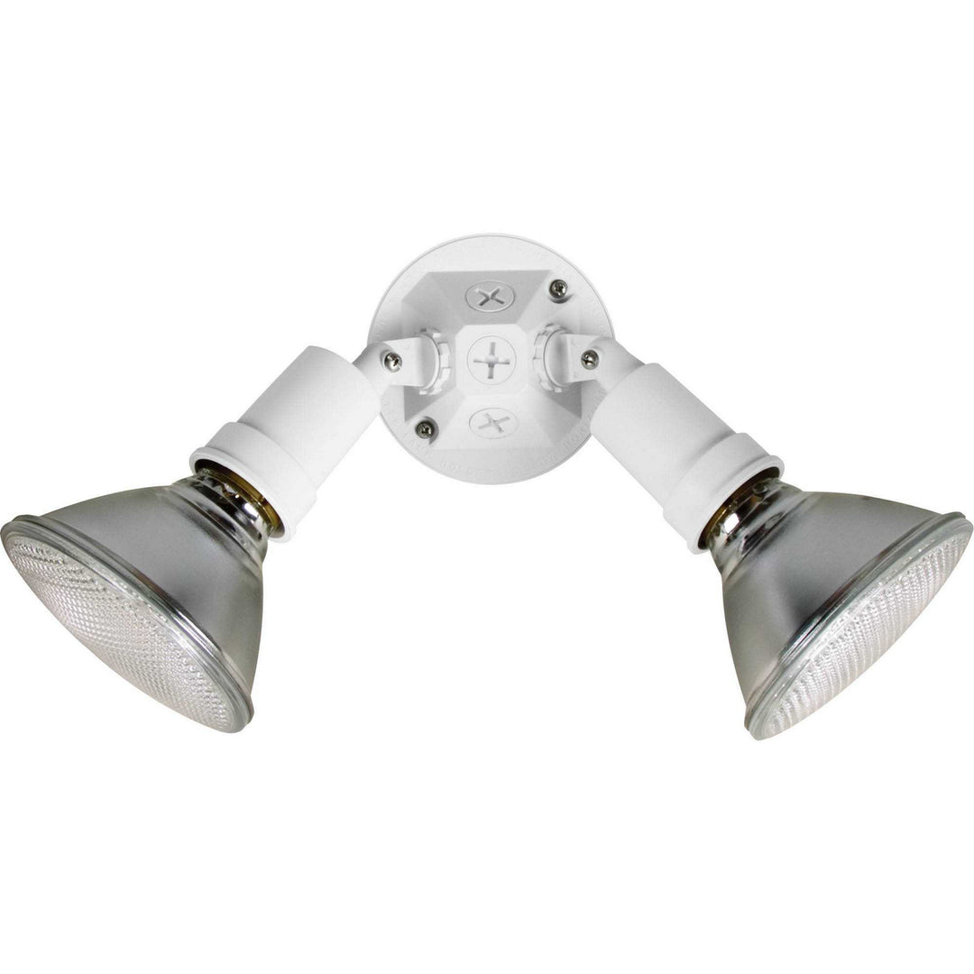 Progress Canada - P5212-30 - Two Light Adjustable Swivel Flood Light - Par Lampholder - White
