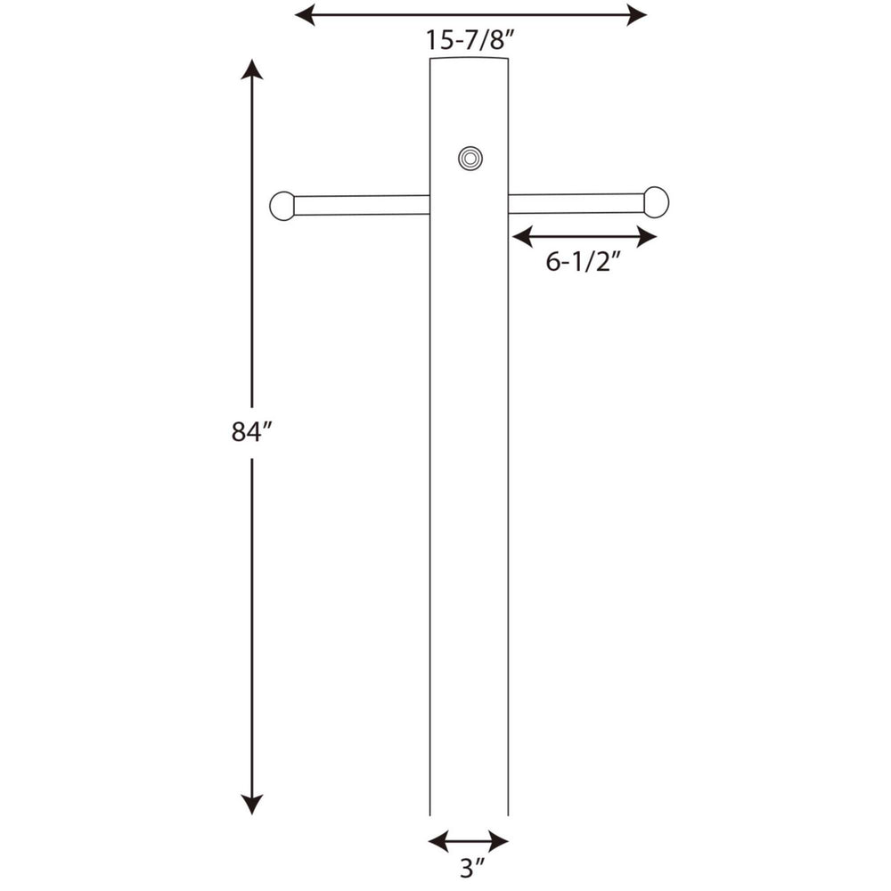 Progress Canada - P5392-31PC - Outdoor Post - Outdoor Posts - Black