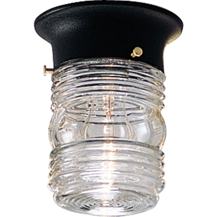 Progress Canada - P5603-31 - One Light Outdoor Flush Mount - Utility Lantern - Black