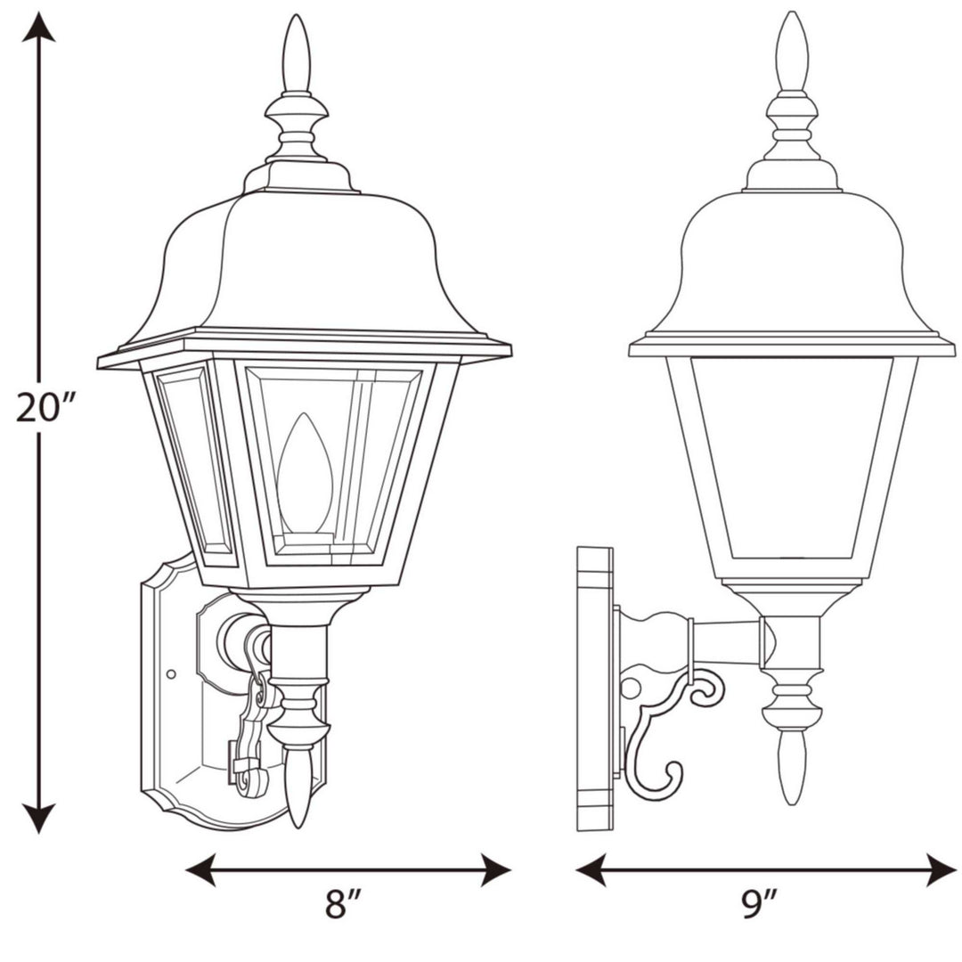 Progress Canada - P5656-31 - One Light Wall Lantern - Non-Metallic Incandescent - Black