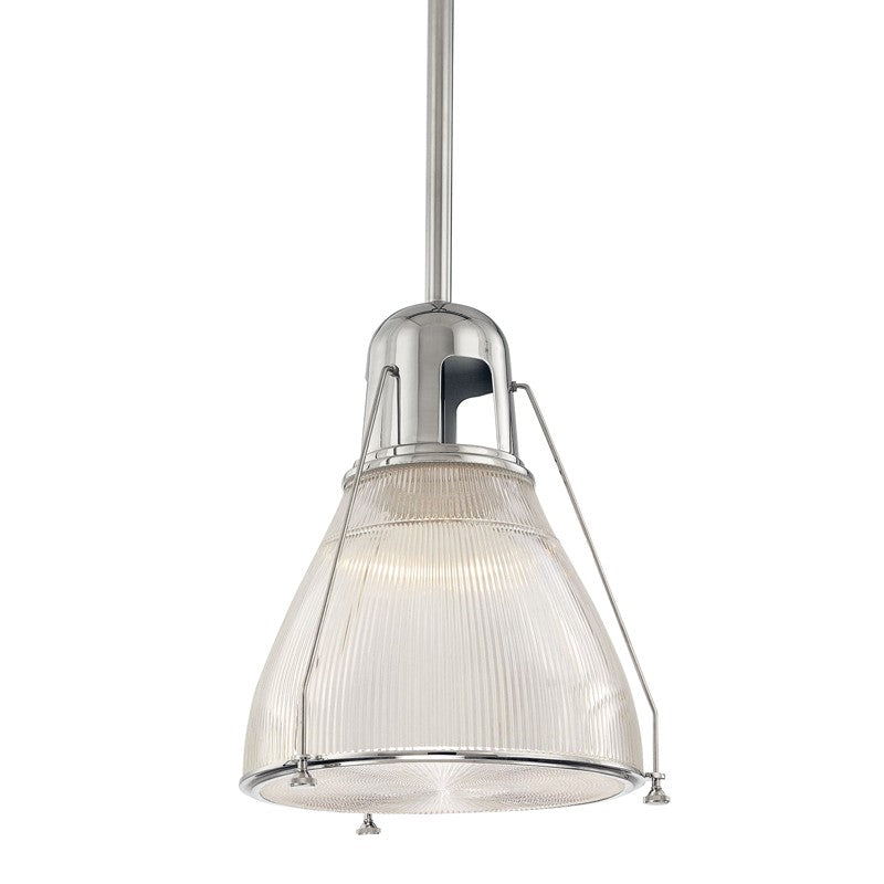 Haverhill One Light Pendant in Polished Nickel - available from The Lighting Shoppe, trusted by Canadian homeowners