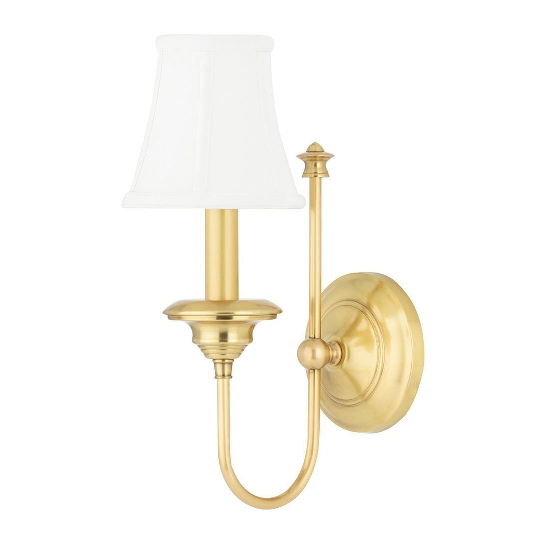 Hudson Valley Canada - 8711-AGB - One Light Wall Sconce - Yorktown - Aged Brass