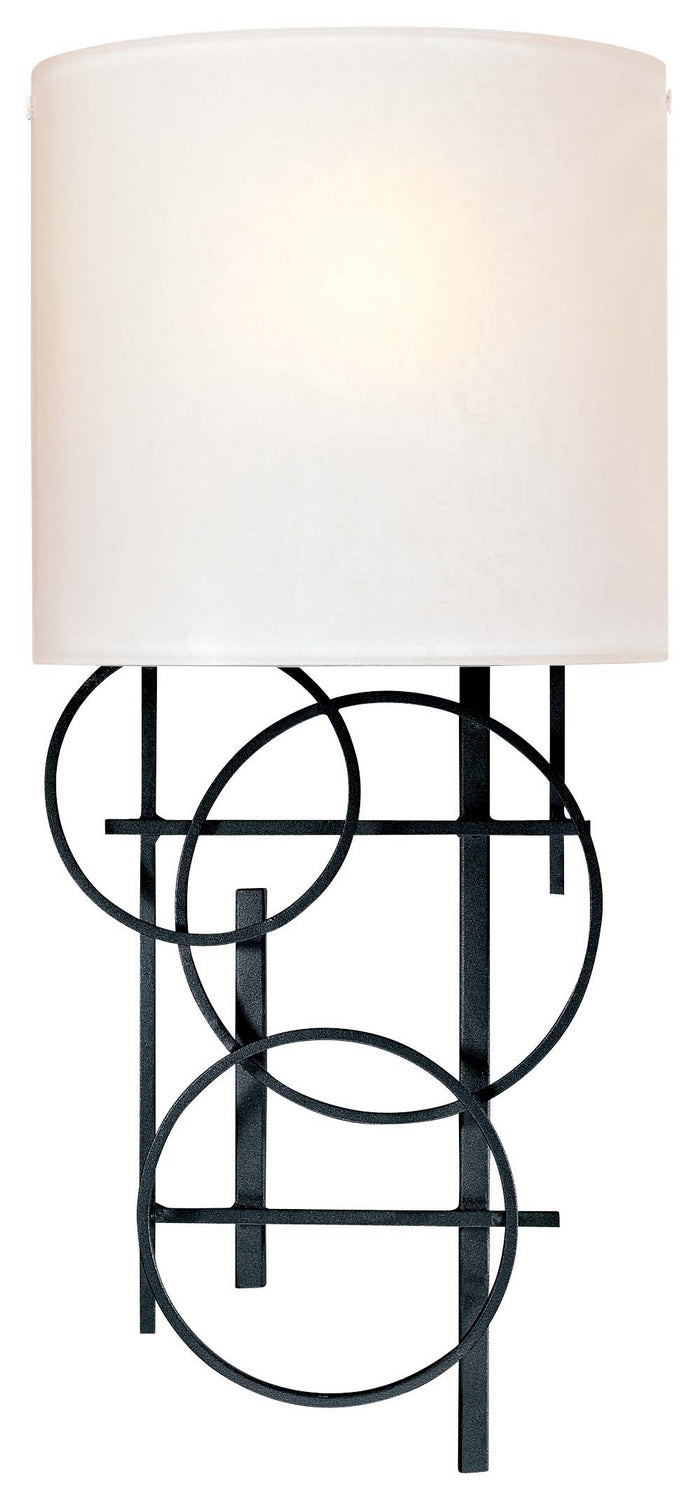 George Kovacs One Light Wall Sconce in Sand Coal Black - available from The Lighting Shoppe, trusted by Canadian homeowners