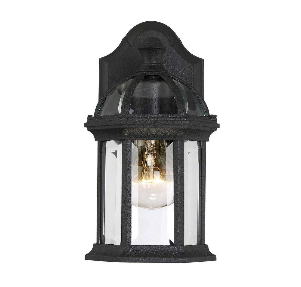 Savoy House - 5-0629-BK - One Light Wall Mount - Kensington - Textured Black