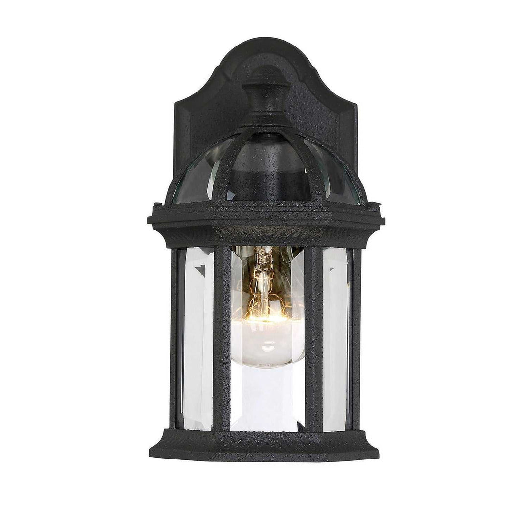 Savoy House - 5-0629-BK - One Light Wall Mount - Kensington - Textured Black