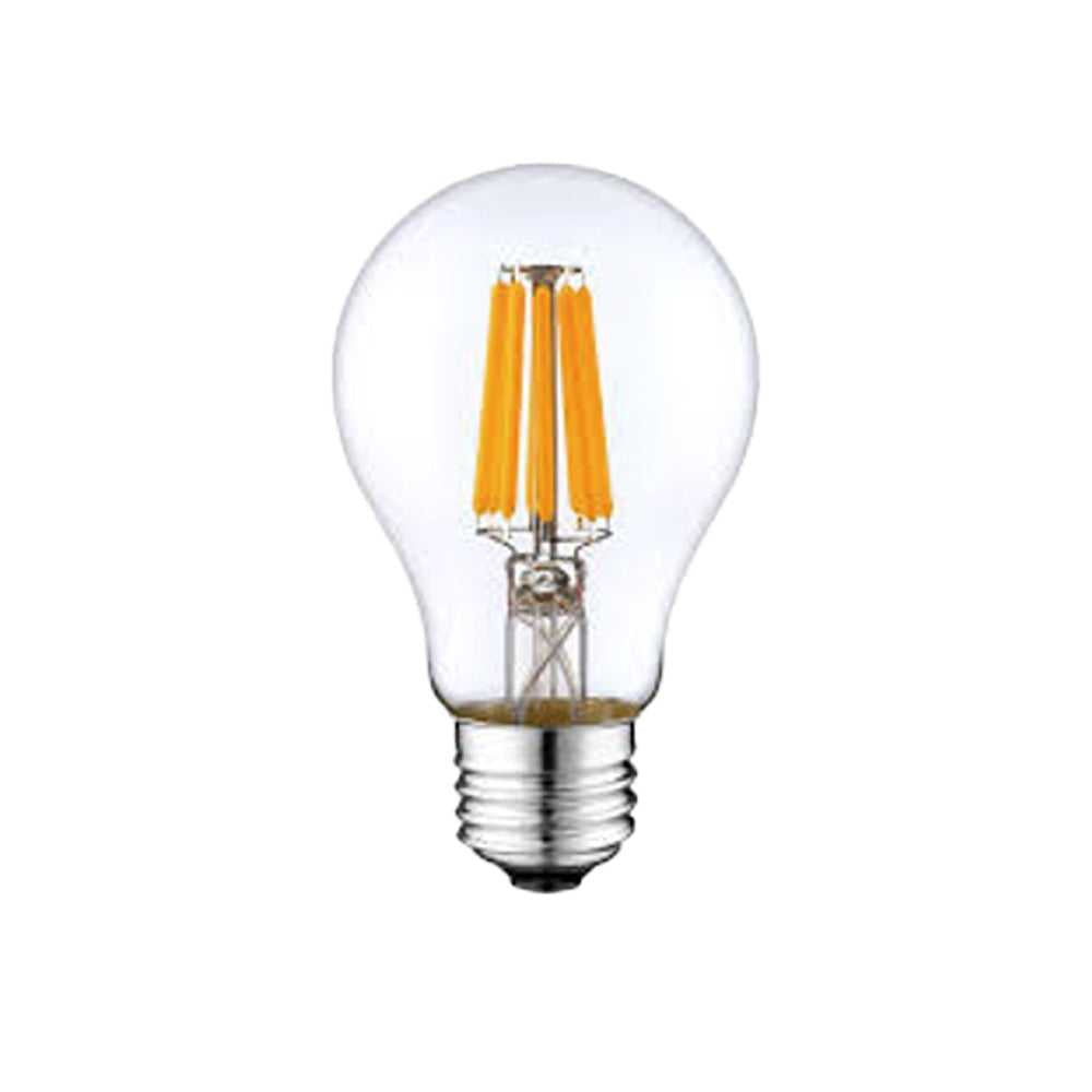 A19 Filament, Power : 8W, 800LM CCT: 3000K, Base : E26 Toronto LED