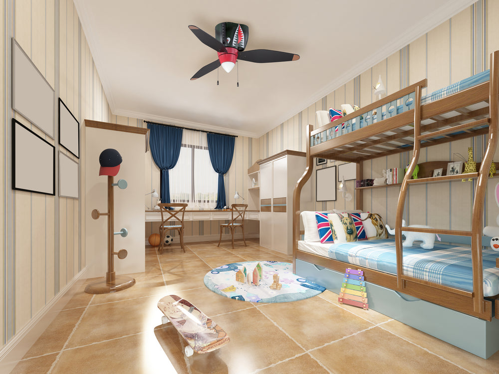 Craftmade Canada - WB348TS3 - 48"Ceiling Fan - WarPlanes - WarPlanes Tiger Shark