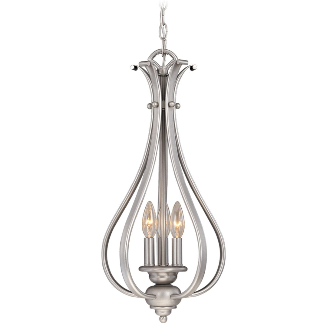 Vaxcel - PD35459BN - Three Light Pendant - Monrovia - Brushed Nickel