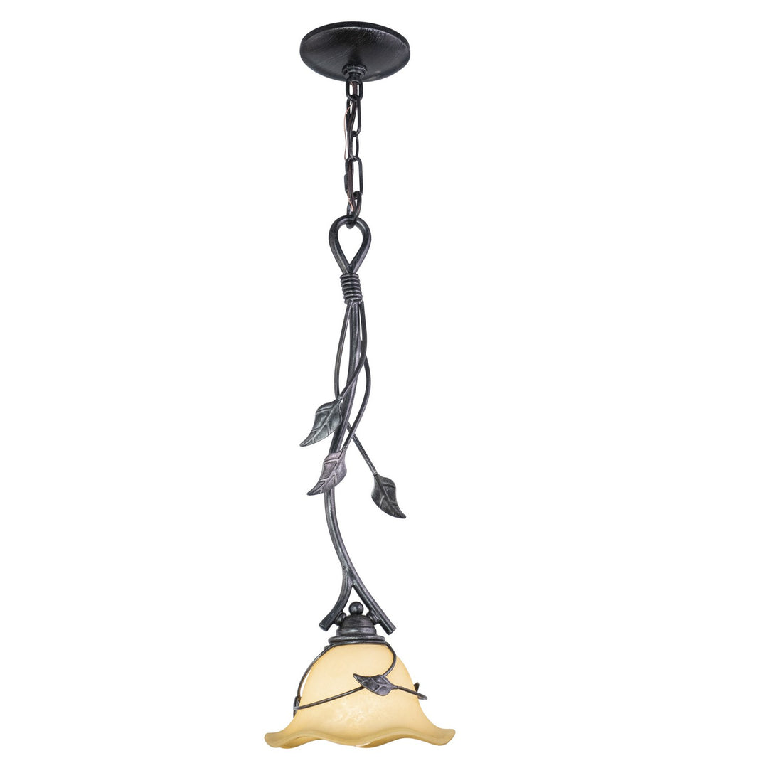 Vine One Light Mini Pendant in Oil Shale