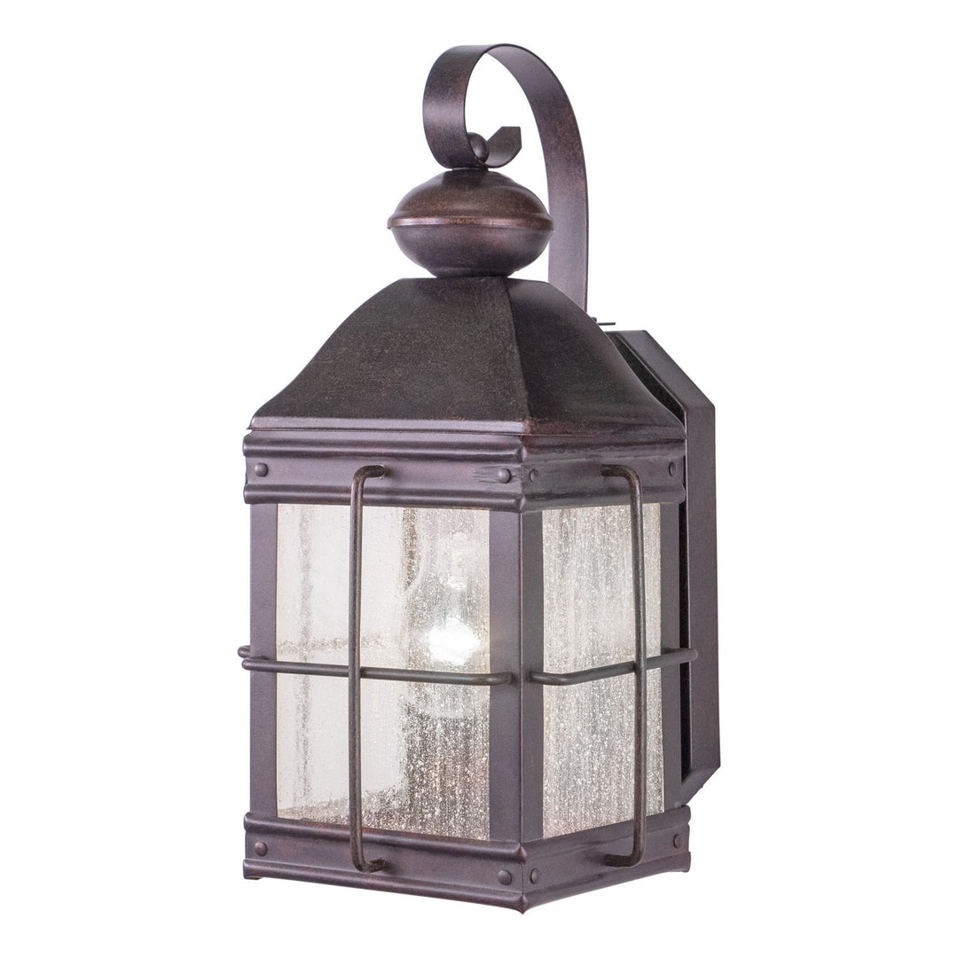 Revere One Light Outdoor Wall Mount in Royal Bronze
