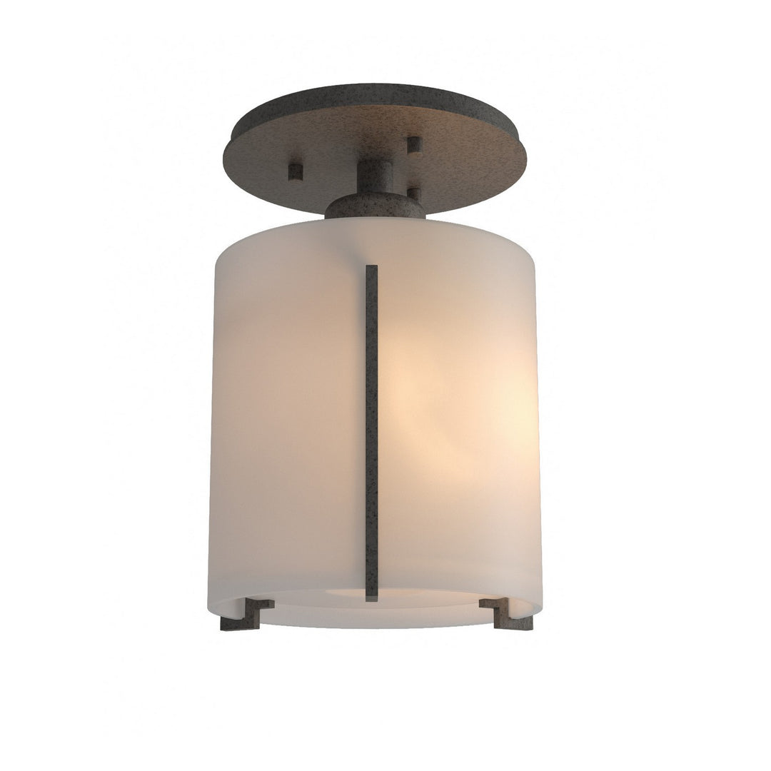 Hubbardton Forge Canada - 123775-SKT-20-GG0140 - One Light Semi-Flush Mount - Exos Glass - Natural Iron
