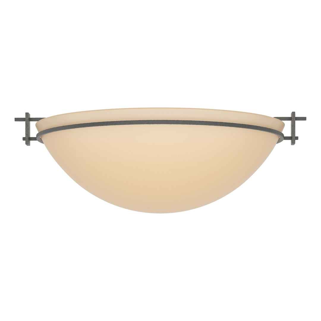Hubbardton Forge Canada - 124252-SKT-20-SS0050 - Three Light Semi-Flush Mount - Moonband - Natural Iron