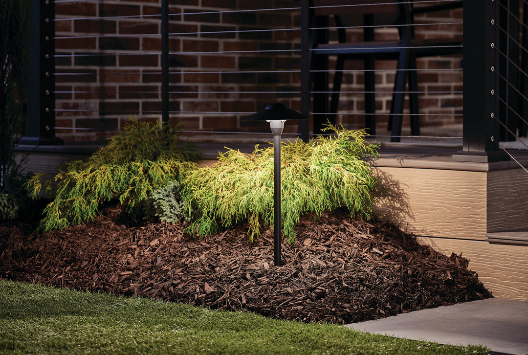 Kichler Canada - 15310BKT - One Light Path & Spread - Textured Black