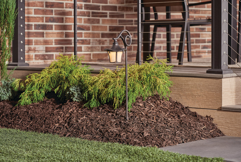 Kichler Canada - 15420AGZ - One Light Path & Spread - Cotswold - Aged Bronze