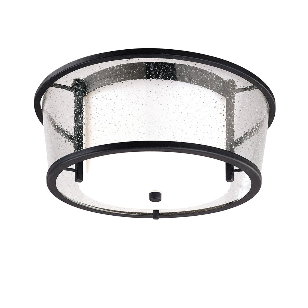 Troy Lighting Canada - C1350-TBK - Two Light Flush Mount - Bennington - Texture Black