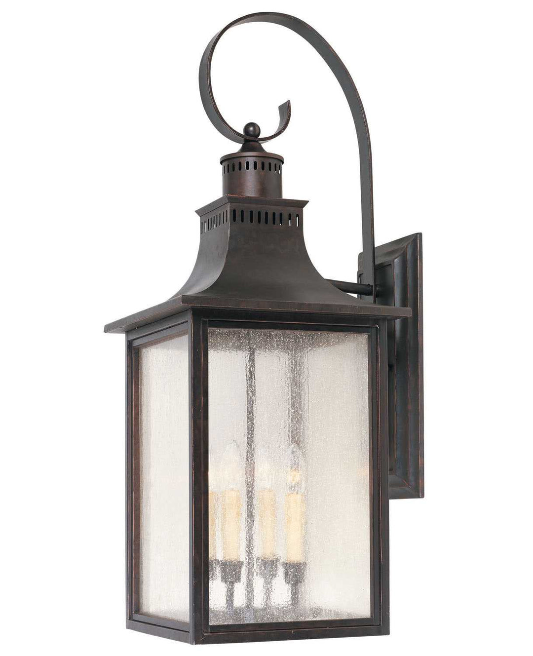 Monte Grande Four Light Outdoor Wall Lantern in English Bronze Savoy House