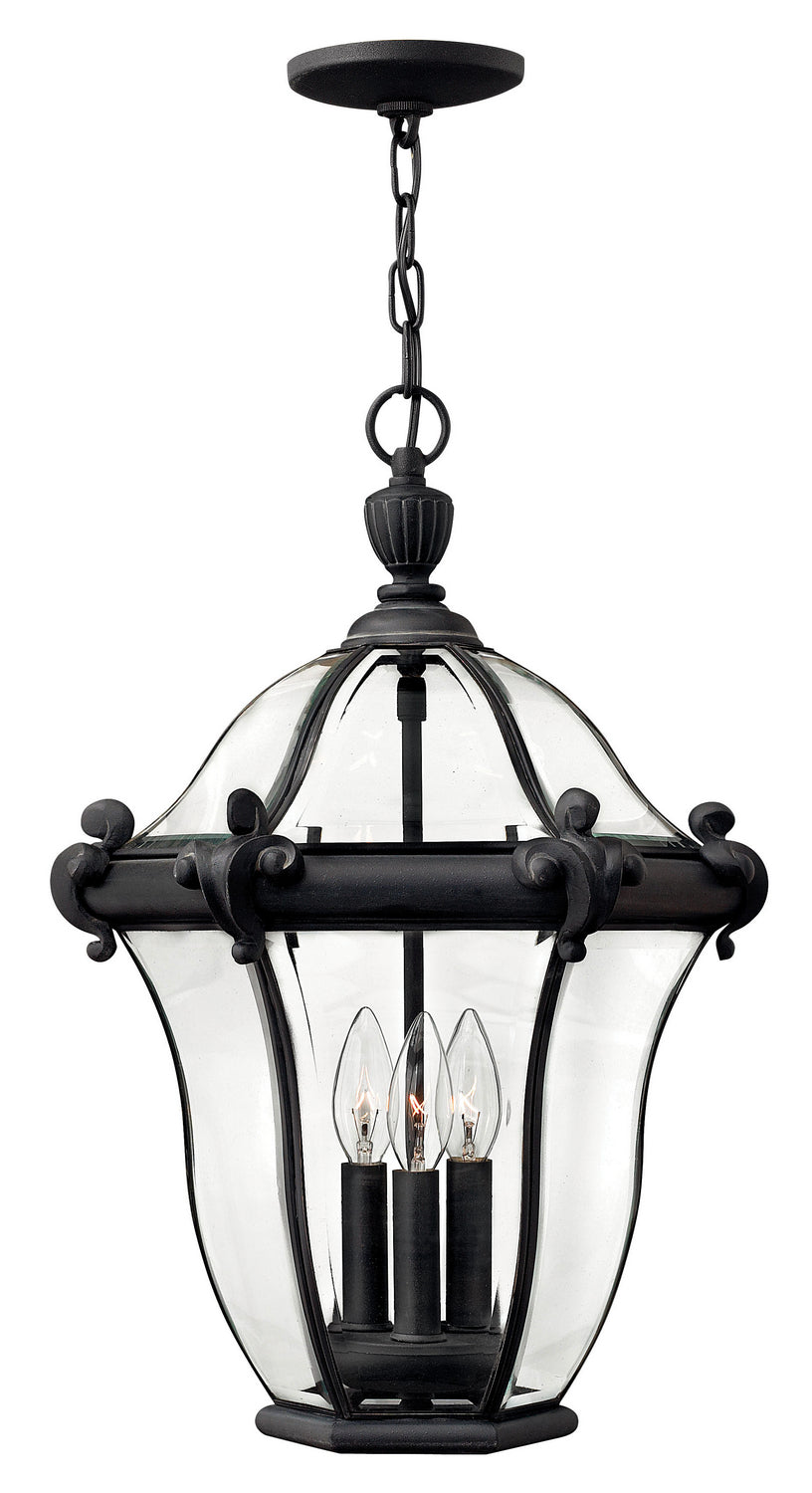 Hinkley Canada - 2442MB - LED Hanging Lantern - San Clemente - Museum Black