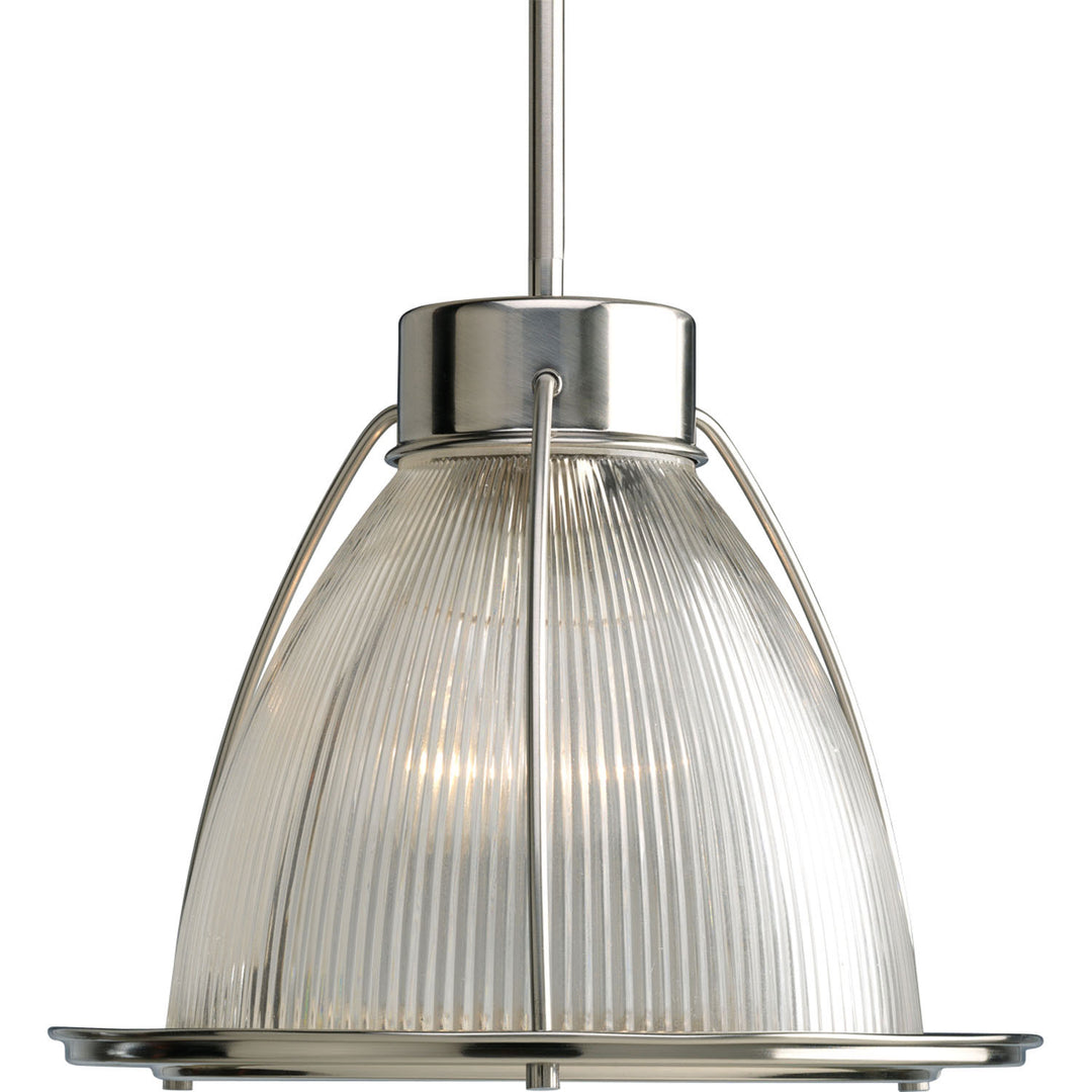 Prismatic One Light Pendant in Brushed Nickel - available from The Lighting Shoppe, trusted by Canadian homeowners