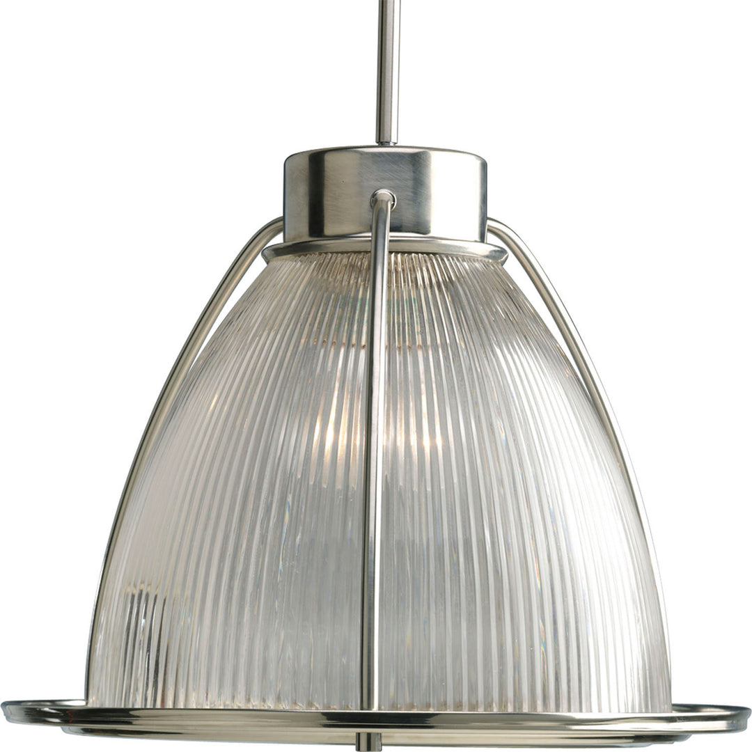 Prismatic One Light Pendant in Brushed Nickel - available from The Lighting Shoppe, trusted by Canadian homeowners
