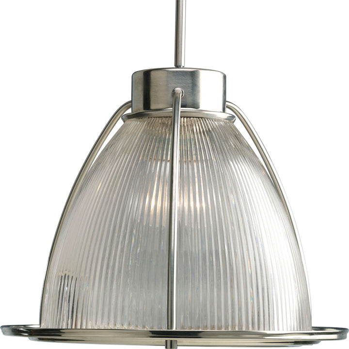 Prismatic One Light Pendant in Brushed Nickel - available from The Lighting Shoppe, trusted by Canadian homeowners