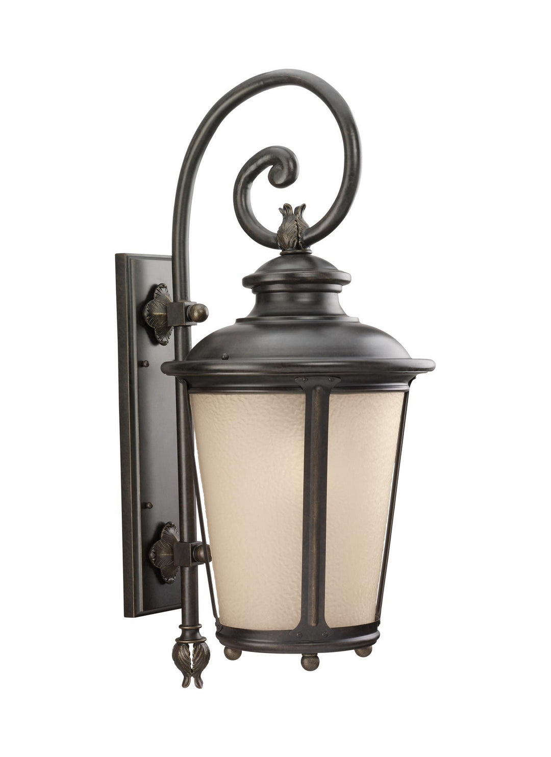 Cape May One Light Outdoor Wall Lantern in Burled Iron - available from The Lighting Shoppe, trusted by Canadian homeowners