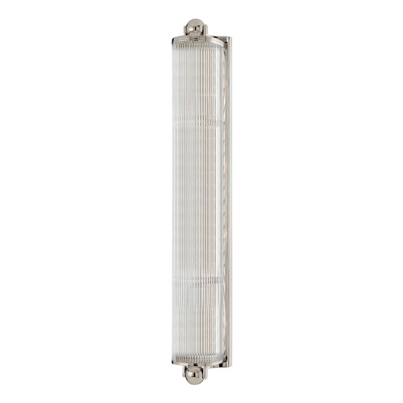 Mclean Four Light Bath Bracket in Polished Nickel - available from The Lighting Shoppe, trusted by Canadian homeowners