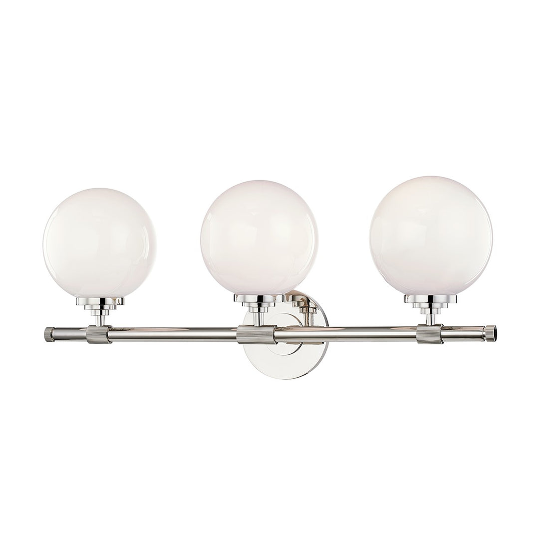 Hudson Valley Canada - 3703-PN - Three Light Bath Bracket - Bowery - Polished Nickel