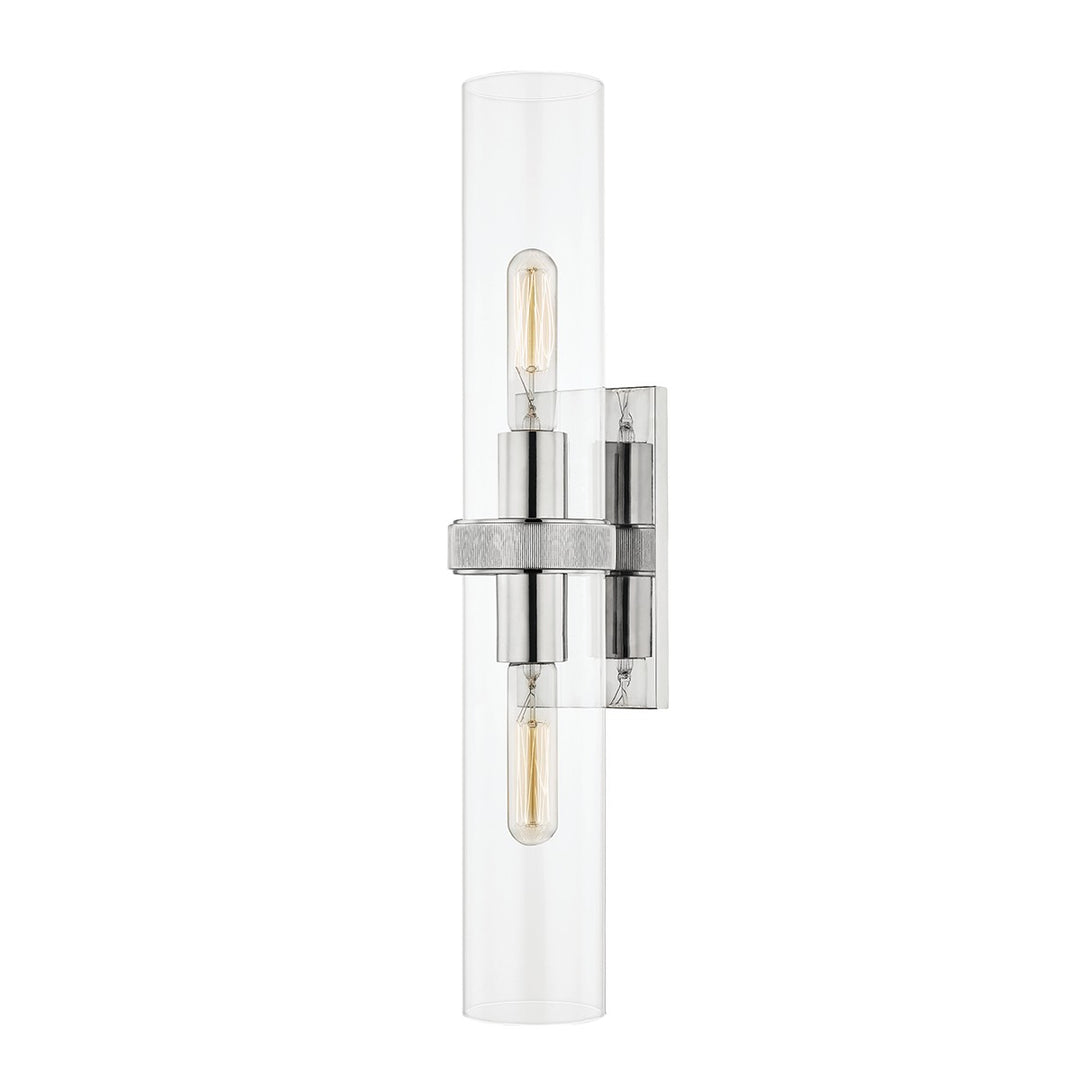 Hudson Valley Canada - 5302-PN - Two Light Wall Sconce - Briggs - Polished Nickel