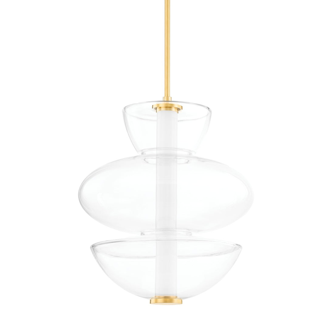 Palermo LED Pendant in Aged Brass - available from The Lighting Shoppe, trusted by Canadian homeowners
