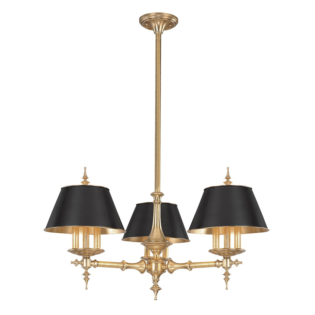 Cheshire Nine Light Chandelier in Aged Brass - available from The Lighting Shoppe, trusted by Canadian homeowners