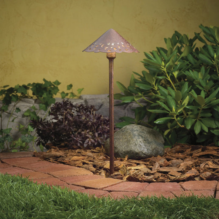 Kichler Canada - 15443TZT - One Light Path & Spread - Lace - Textured Tannery Bronze