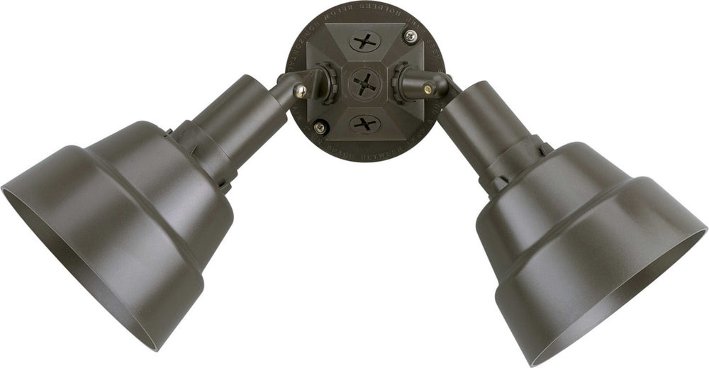 Progress Canada - P5212-20 - Two Light Adjustable Swivel Flood Light - Par Lampholder - Antique Bronze