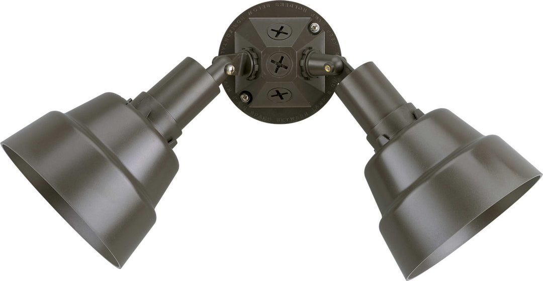 Progress Canada - P5212-20 - Two Light Adjustable Swivel Flood Light - Par Lampholder - Antique Bronze
